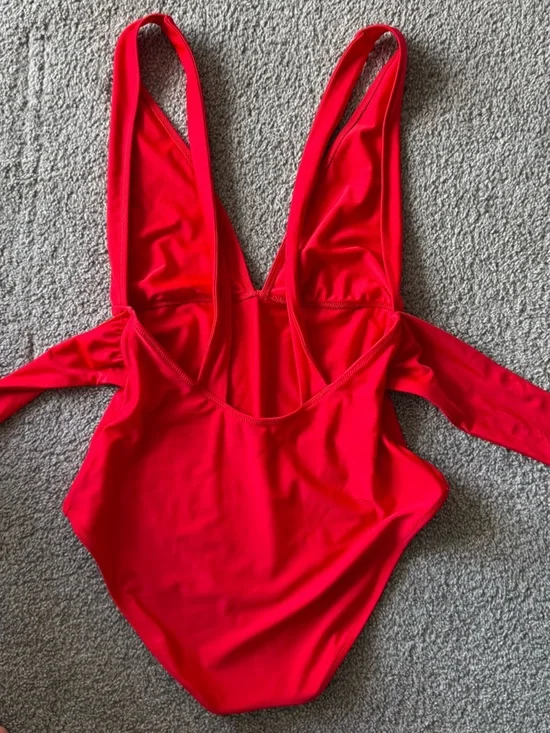 Aerie M Long Deep V Swimsuit Once Piece - Picture 2 of 4